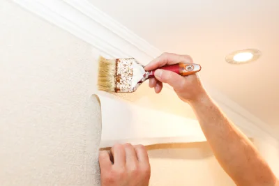 Pose de papier peint à Seigné — revêtements muraux et toiles de verre